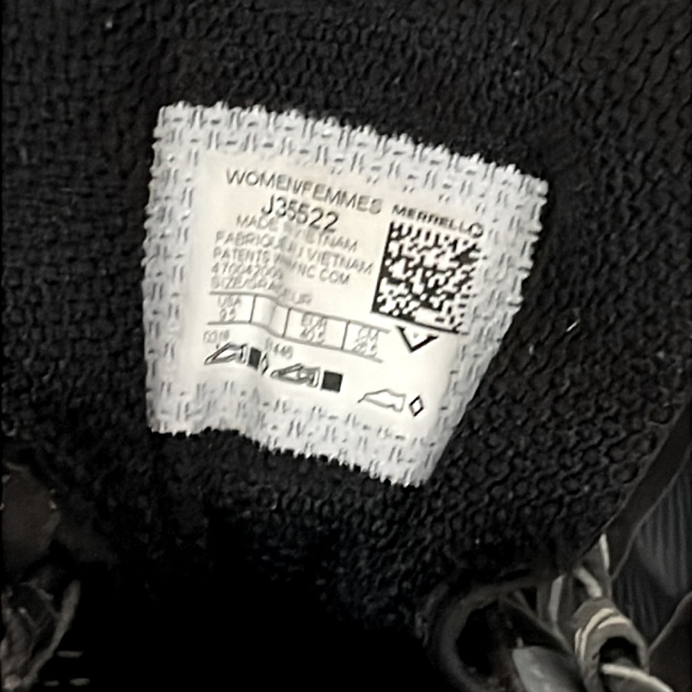 Merrell Women's Siren Edge Hiking Shoe Black J35522 US Size 9.5 EU 40.5 - Picture 3 of 5